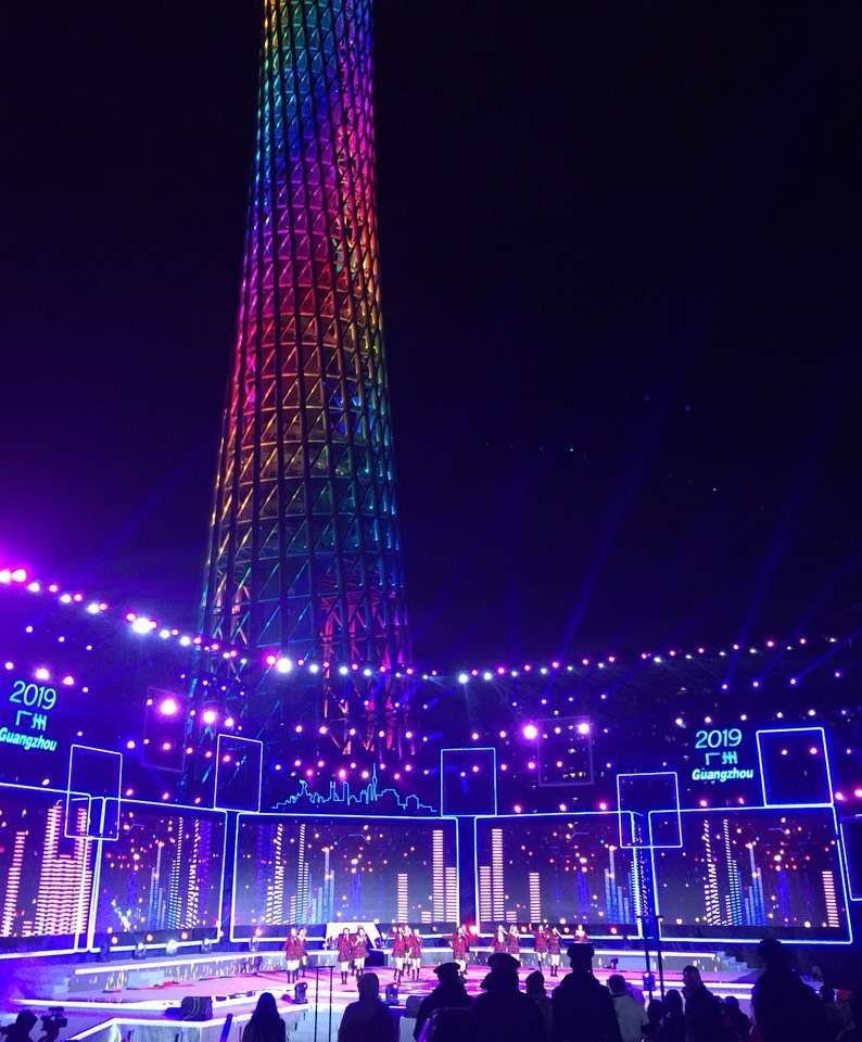 時尚集團三十周年 雜技表演